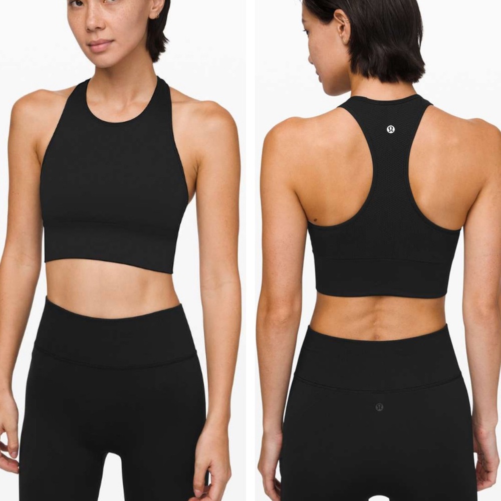 Lululemon Ebb to Train Sports Bra in Black size six (6)